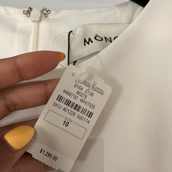 Monot Cut Out Dress With Bows - Picture 4 of 8